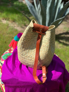Crossbody Straw Bag