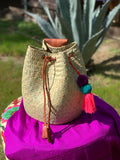 Crossbody Straw Bag