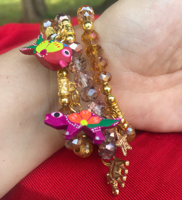 Pulseras con alebrijes